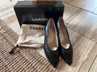 Original Chanel Vintage Pumps Leder schwarz Gr. 39 Bayern - Forstinning Vorschau