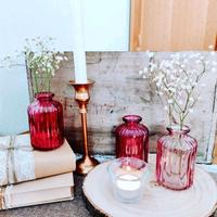 ♥ VERLEIH 18 pinke kleine Vasen Hochzeit Feier Mieten ♥ Bayern - Coburg Vorschau