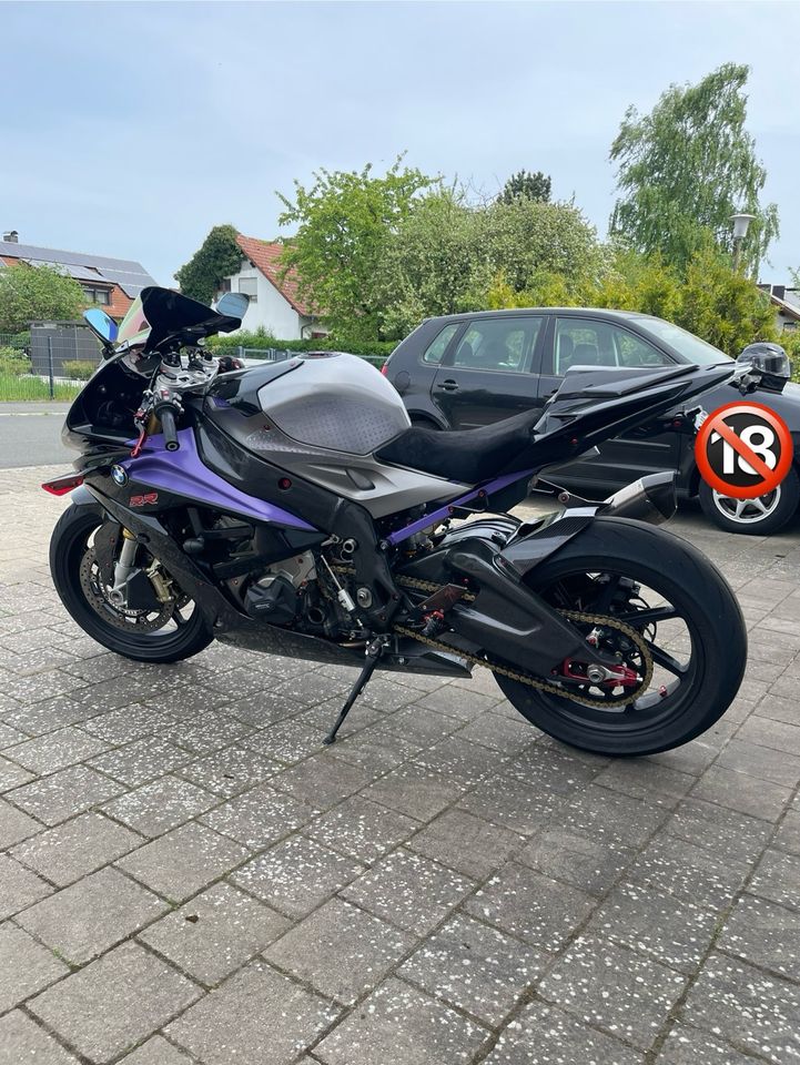 BMW S1000RR 2016 Euro3 Akrapovic RS2E Carbon Schmiederäder HP in Neuendettelsau