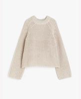 Gerippter Oversize-Pullover mit Wollanteil Gr.36 Sachsen - Jöhstadt Vorschau
