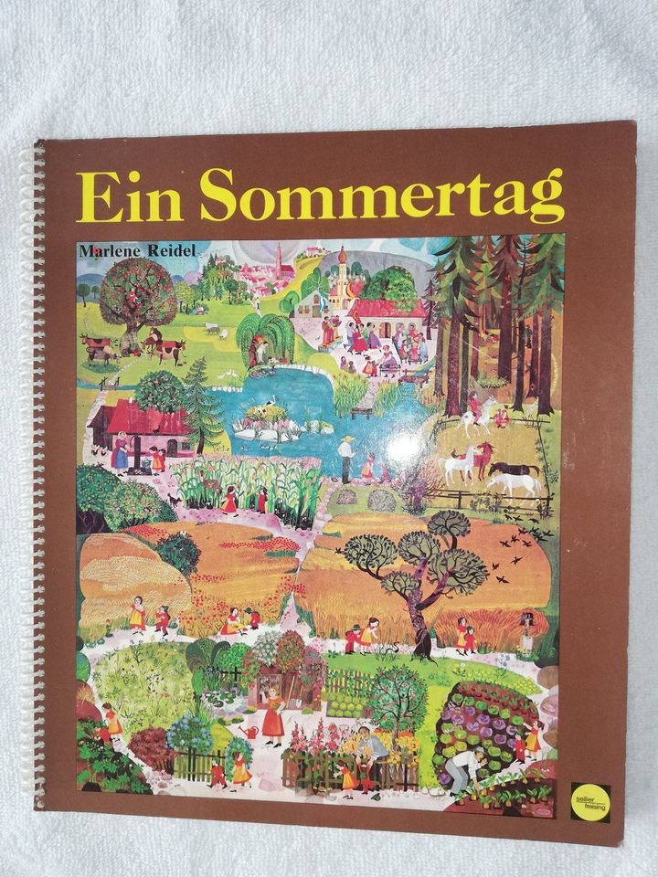 EIN SOMMERTAG- Marlene Reidel, 1977- mit Signatur  EIN SOMMERTAG in Stuttgart