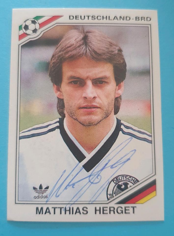 Matthias Herget - Panini Worldcup Story - original signiert in Osnabrück