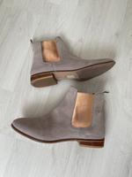Cox Stiefeletten beige grau greige 42 Hannover - Mitte Vorschau