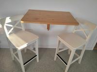Klapptisch "Norbo" mit 2 "Ingolf" Barhockern von Ikea Bielefeld - Gadderbaum Vorschau