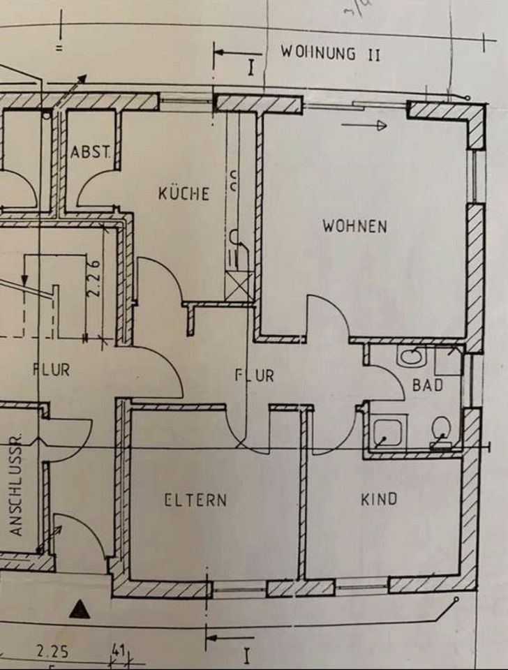 Schöne, zentrale 3-Zimmer-Wohnung in Tarp mit großem Garten in Silberstedt