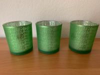 3 Teelichter Teelichthalter Windlichter grün Niedersachsen - Braunschweig Vorschau