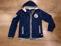 Jacke sweatjacke fleecejacke strickjacke M L 44 46 kapuze marine Sachsen - Mülsen Vorschau