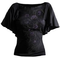 Spiral Damen Shirt Latin Look Rosen Gothic Roses Gr. S Bayern - Aichach Vorschau