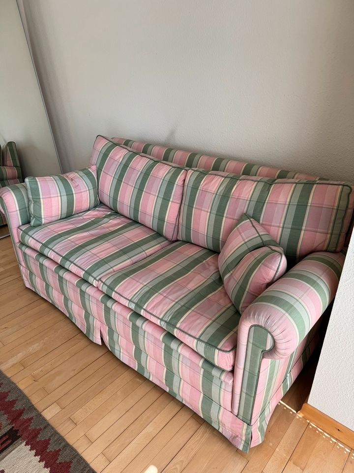 Gestreiftes Bettsofa Boho chic landhaus zweisitz sofa in Hamburg