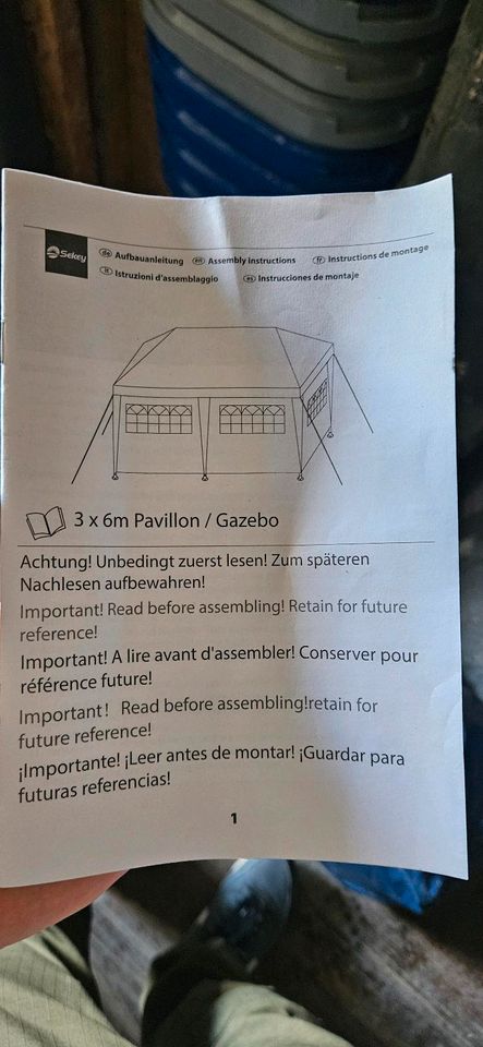 Pavillon 3x6m in Neustadt an der Weinstraße