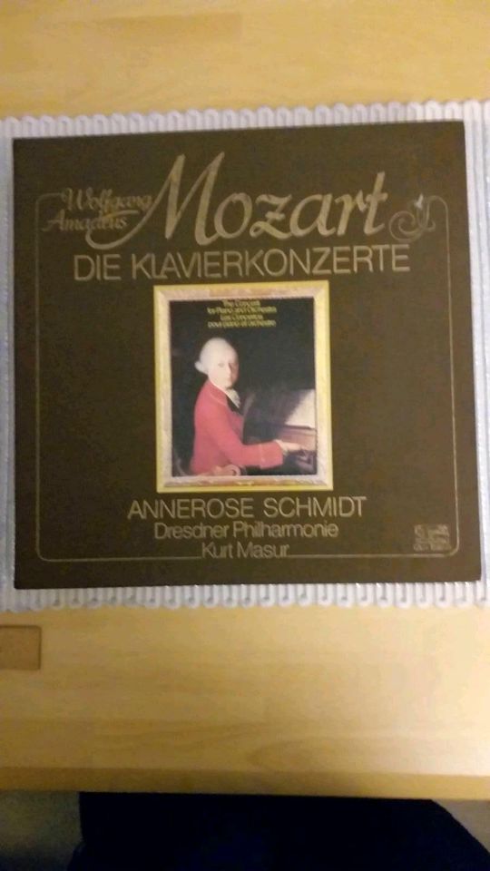 Schallplatten-Alben W.A. Mozart (18 LP's) in Kamen