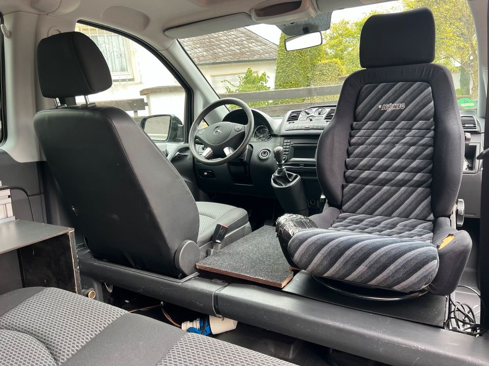 Mercedes-Benz Vito 116 CDI 6 Sitze WoMo Klima AHK in Rosbach (v d Höhe)