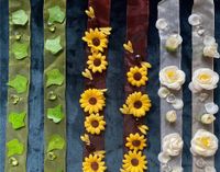 Tischbänder bunt Frühling Tischband Blumen Flowerpower Blume Deko Niedersachsen - Bassum Vorschau