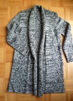 leichte Strickjacke, Damen-Cardigan, schw./grau Gr. 40 Hessen - Alheim Vorschau