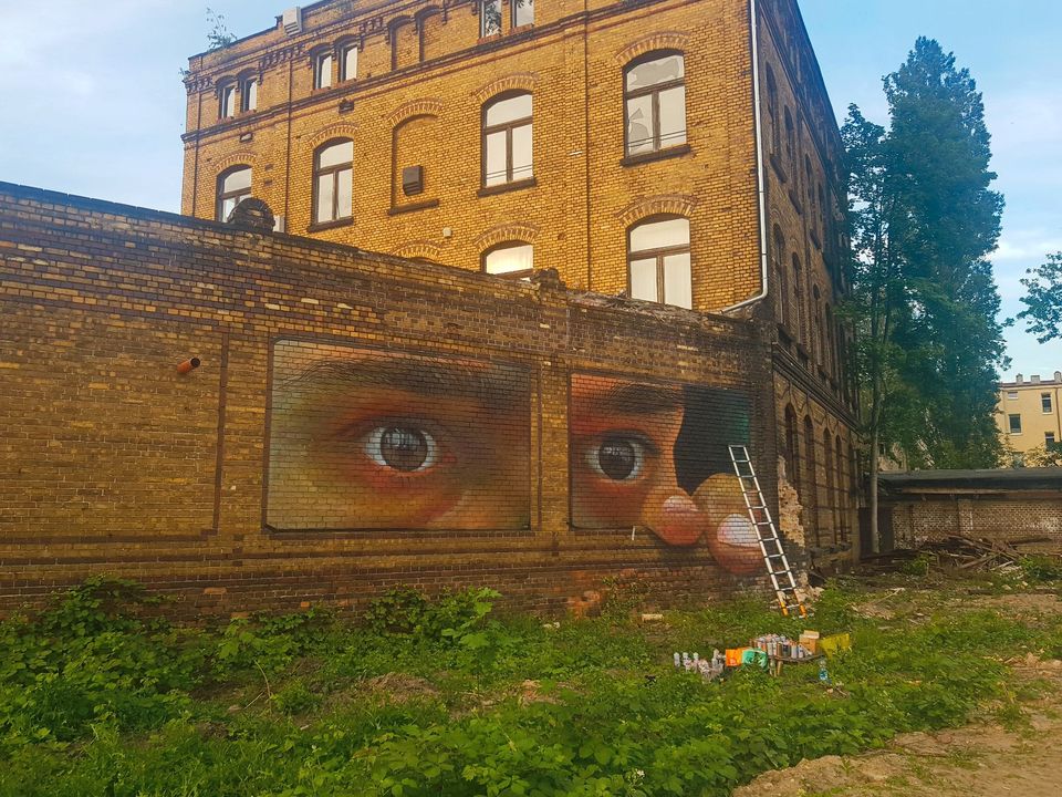 Wandmalerei Graffiti Auftrag Fassaden Gestaltung Künstler in Leipzig