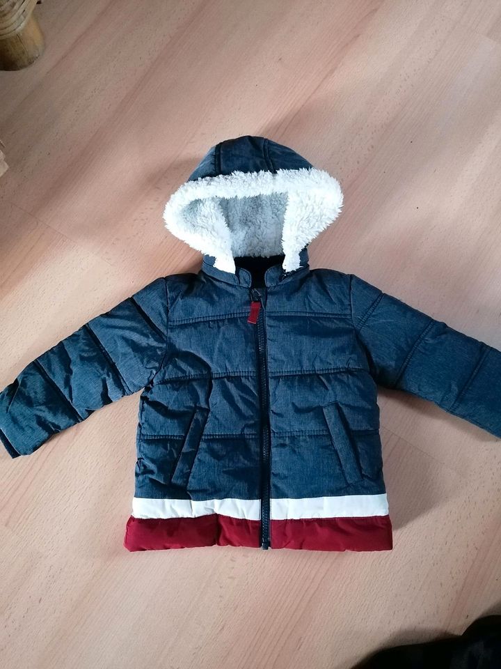 Winterjacke Kleinkind Gr. 86 dunkelblau in Drognitz