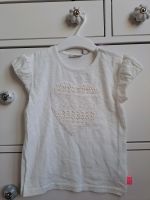 T-Shirt Mädchen 86 weiss weiß herz Stickerei mexx Baden-Württemberg - Lörrach Vorschau