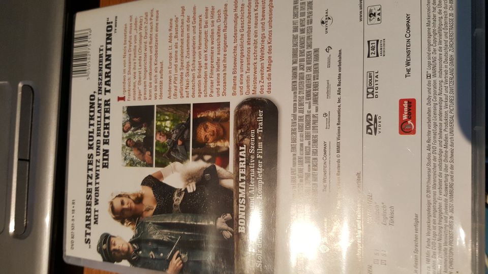 Inglourious Basterds (von Quentin Tarantino)(FSK 16, 2009) in Hausen ob Verena
