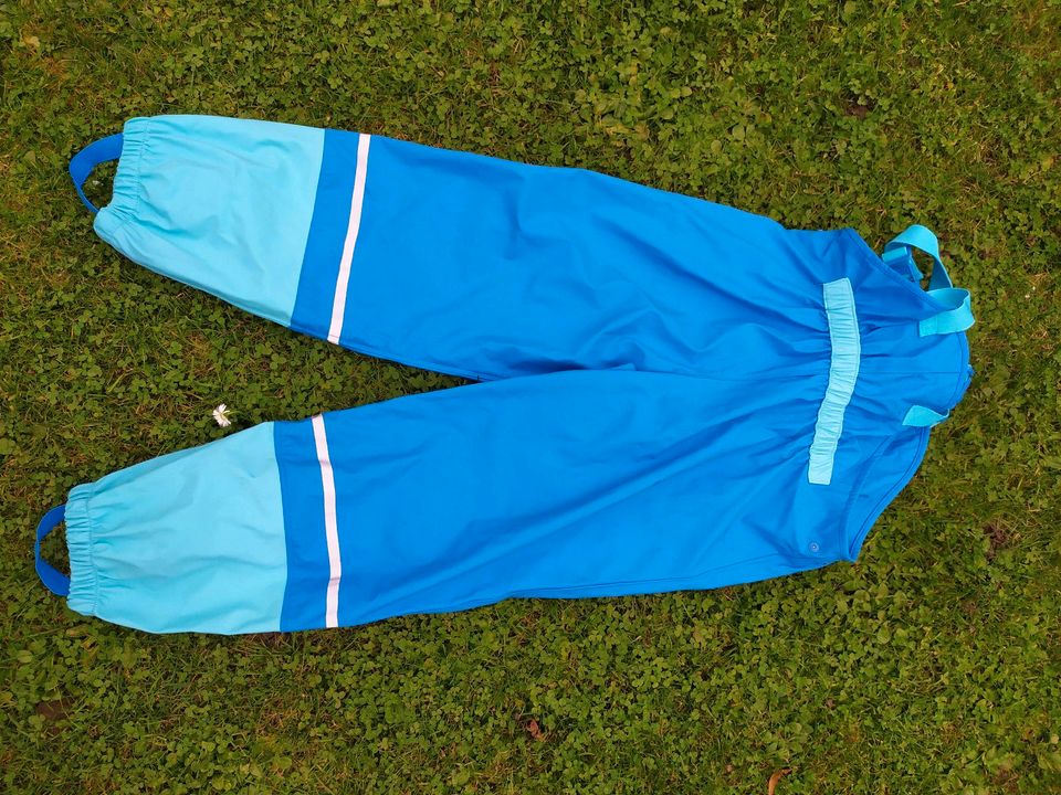 Regenhose mit dem Bär  blau 122/128 lupilu neuwertig top in Siek