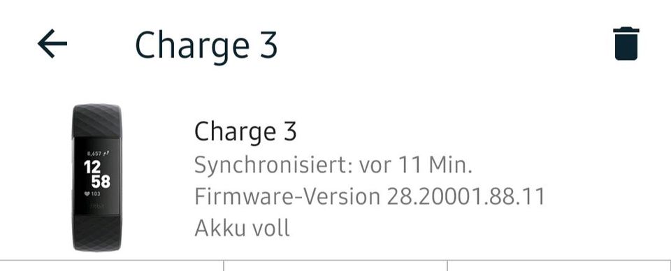 Fitbit Charge 3 in Hamburg
