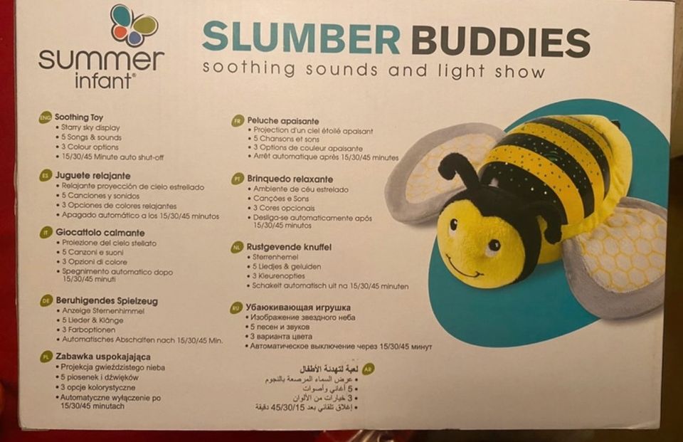 Slumber Buddie, Bee, Licht, Sound, Sterne, Einschlafhilfe in Gießen