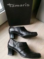 Tamaris Stiefeletten Ledertrotteur Wortmann Gr 38 schwarz braun Hessen - Wartenberg Vorschau