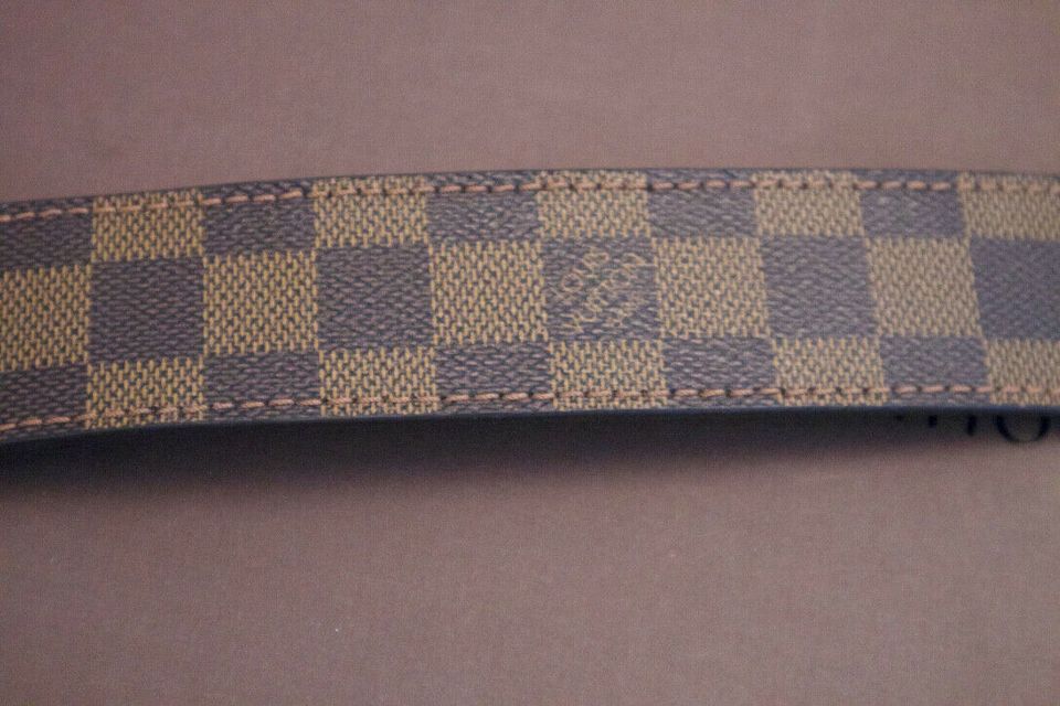 Original Louis Vuitton Ceinture Inventeur Damier Ebene, Gürtel in Aachen