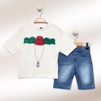 Jungs-Set T-Shirt mit Jeanshose 98-104-110-116 Nordrhein-Westfalen - Viersen Vorschau