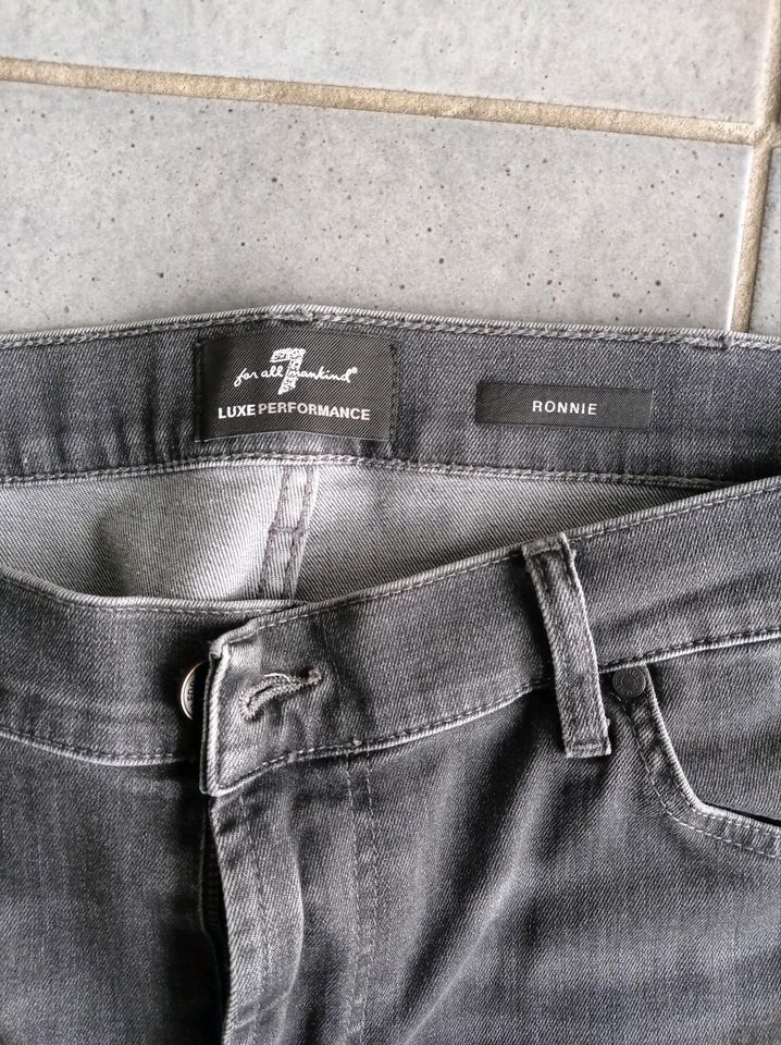 Jeans grau 7 for all man kind 38 grau Luxe Performance in Kempen