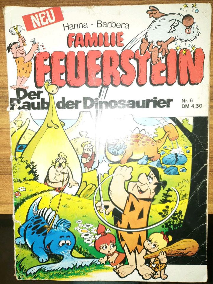 Familie Feuerstein 6 Raub der Dinosaurier Comic Hanna-Barbe in Kiel