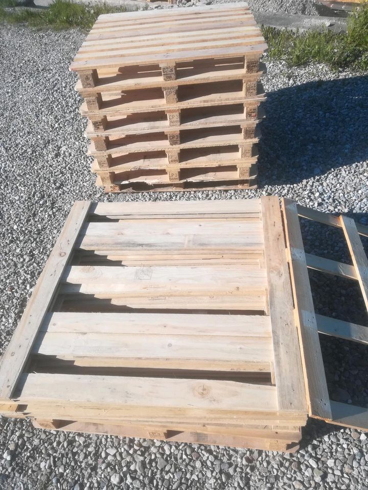 Cp3 114x114 Paletten Holzgitter Bretter gute gebrauchte in Trostberg