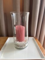 Vase Windlicht Glas Bläschen mit Kerze und Dekogranulat Berlin - Köpenick Vorschau
