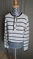 Neu Primark Strickjacke Ringelpullover Creme weiss 34 xs Frankfurt am Main - Bornheim Vorschau