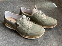 Rieker Schuhe Größe 38 Antistress Sohle Olivefarbend getragen Hessen - Ronshausen Vorschau