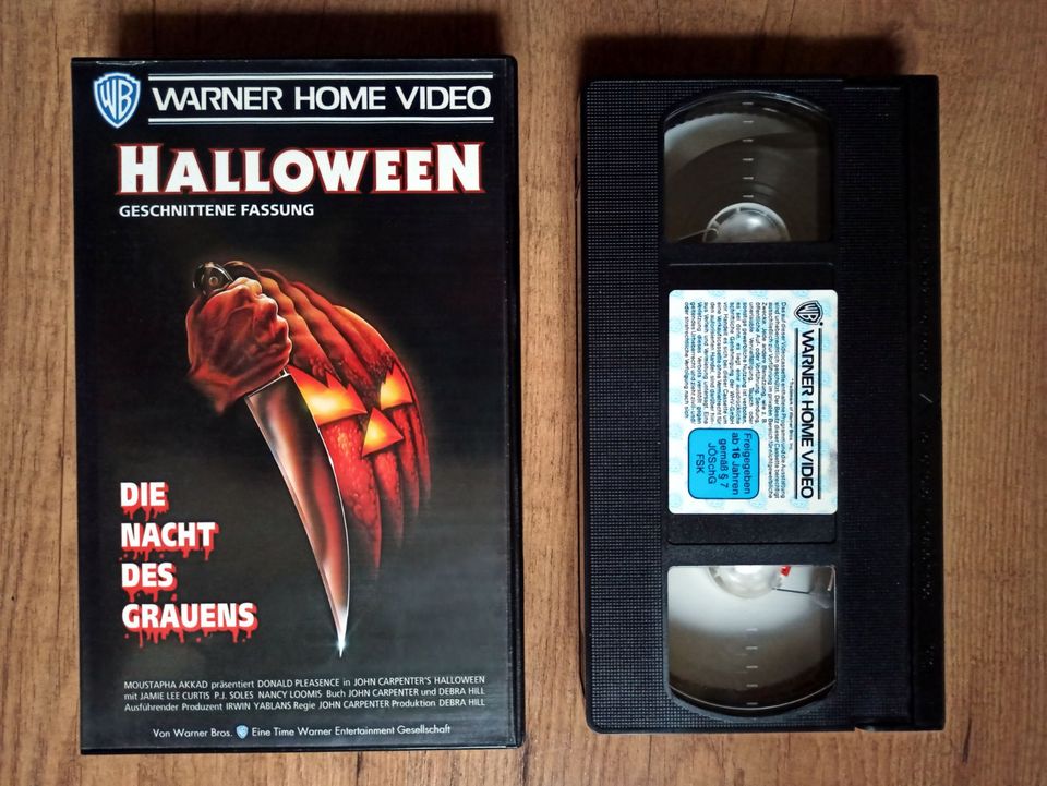 VHS VIDEO Halloween, die Nacht des Grauens (geschnittene Fassung) in Berlin