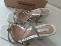 Sandalen Schuhe Glitzer Steinchen Braut Hochzeit Gr.39 ivory Neu Nordrhein-Westfalen - Sankt Augustin Vorschau