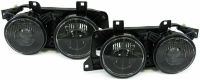 SET SCHEINWERFER SCHWARZ PASSEND FÜR BMW 5ER E34 88-95 7ER E32 Baden-Württemberg - Kuchen Vorschau