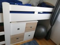Gebrauchter Hoch Bett zu verkaufen mit Schubladen Kommode Hessen - Darmstadt Vorschau