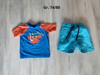 Baby Kind Junge Gr. 74/80 Badesachen Badehose Shorts UV Shirt Niedersachsen - Drochtersen Vorschau