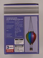 1 Solarleuchte LED "Heißluftballon" Leipzig - Engelsdorf Vorschau