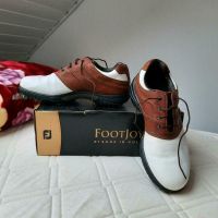 Footjoy contour series Männer golf schuhe Leder gr 41 braun weiß Hessen - Ober-Ramstadt Vorschau