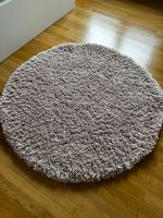 Kreisförmiger Hochflor Teppich in rosa-120cm Durchmesser Rheinland-Pfalz - Bad Dürkheim Vorschau