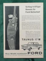 Ford Taunus 17 M Reklame 1959 Niedersachsen - Danndorf Vorschau