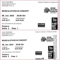 Musicalstars in Concert Graz Kasematten Thüringen - Altenburg Vorschau