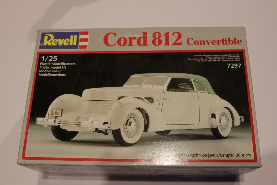 Modellauto Bausatz Revell Cord 812 Convertible 7297 1:25 in Hainau