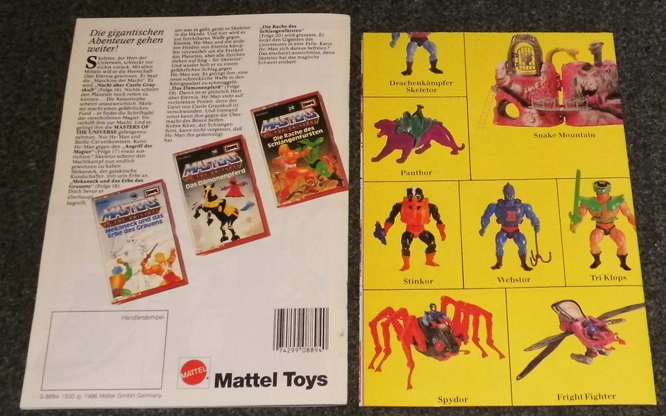 Masters of the Universe Magazin 1/87 -Werbeheft mit loser Beilage in Hambergen