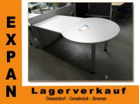 Schreibtisch XP 180 mit Besprechungsanbau Kreisplatte 100cm Bremen - Osterholz Vorschau