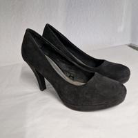 Pumps Schwarz Größe 40 Wildlederoptik Schuhe neu Bayern - Weidenbach Vorschau