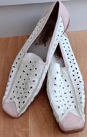 Rieker Halbschuhe weiß - rose' mit Lochmuster Größe 41 Niedersachsen - Hildesheim Vorschau