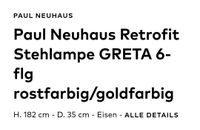 Paul Neuhaus Stehlampe Greta Niedersachsen - Gifhorn Vorschau